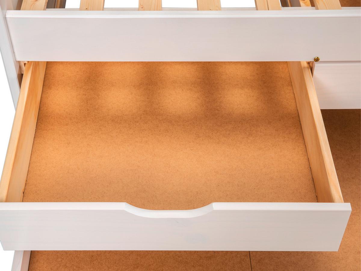 EINZELZIMMER Baru Weiß 2-teilig - Blau/Hellrosa, MODERN, Holz/Holzwerkstoff - MID.YOU