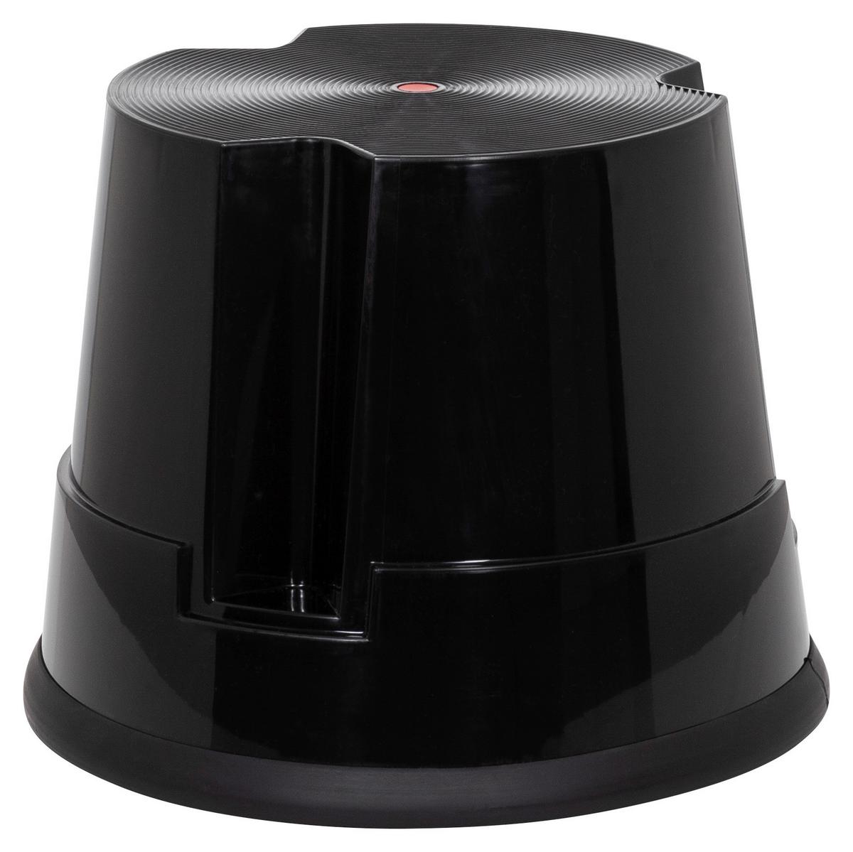 Tritthocker Tio-S Schwarz - Schwarz, MODERN, Kunststoff (39/32/39cm) - MID.YOU