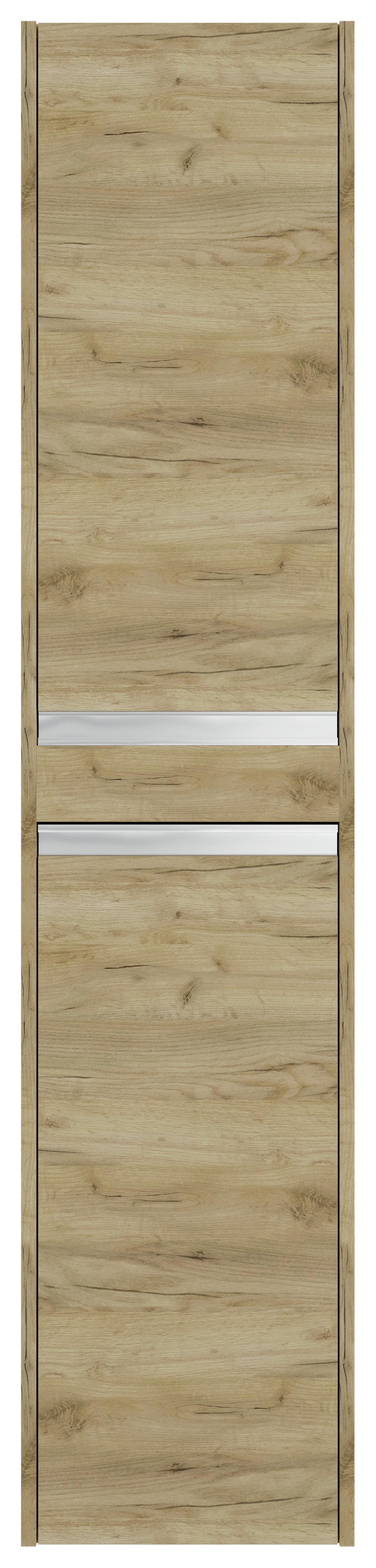 Hängender Hochschrank Mit Soft Close Nena B: 35cm Eiche Dekor - Eichefarben, MODERN, Holzwerkstoff (35/160/30cm) - MID.YOU