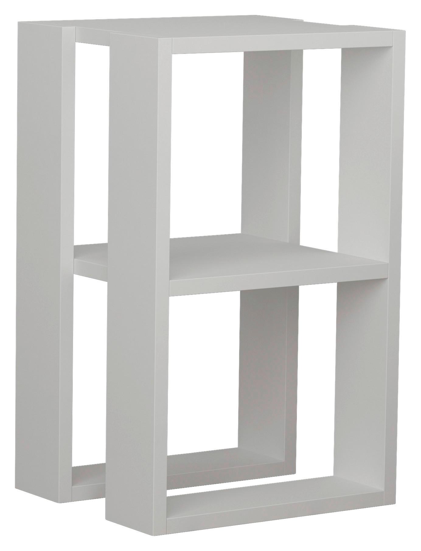 Nachttisch Lonie - Weiß, Design, Holzwerkstoff (34/55/30cm) - Livetastic
