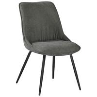 ŽIDLE NOVA - černá/zelená, Moderní, kov/textil (51/85/61cm) - Premium Living