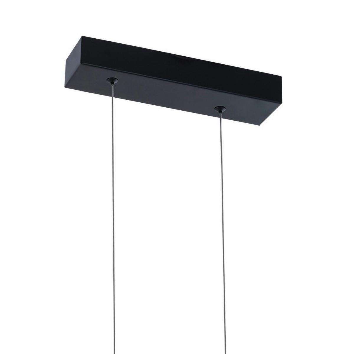 Led-hängeleuchte 5047/sn - Schwarz, Design, Metall (90/2/100cm)