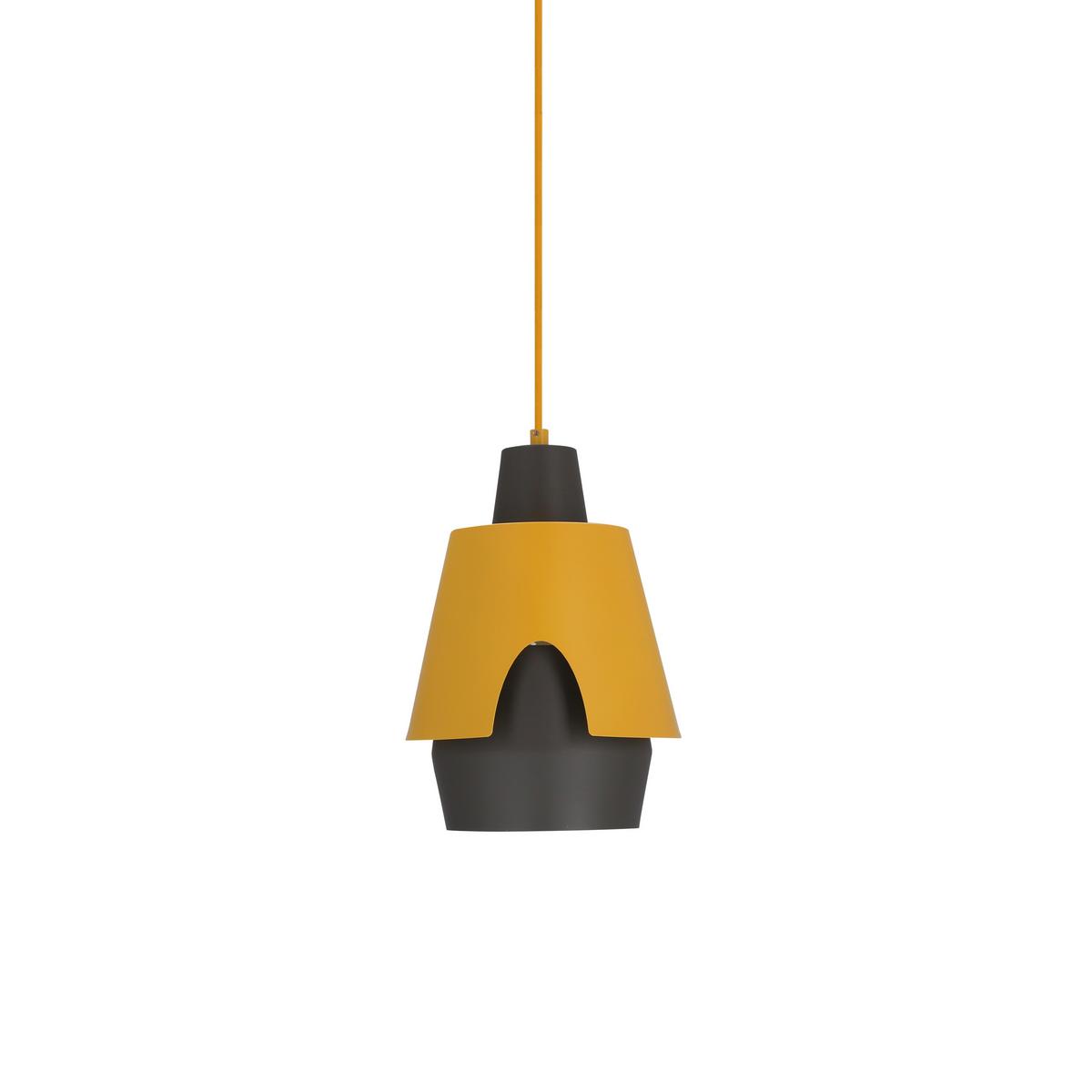 Pendelleuchte 50101149 Falun - Gelb/Grau, Design, Metall (22/22/150cm)