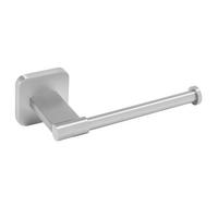 Toilettenpapierhalter Porto Matt Edelstahlfarben B: 5,5 cm - Edelstahlfarben, MODERN, Metall (5,5/7,5/16,5cm) - Wenko