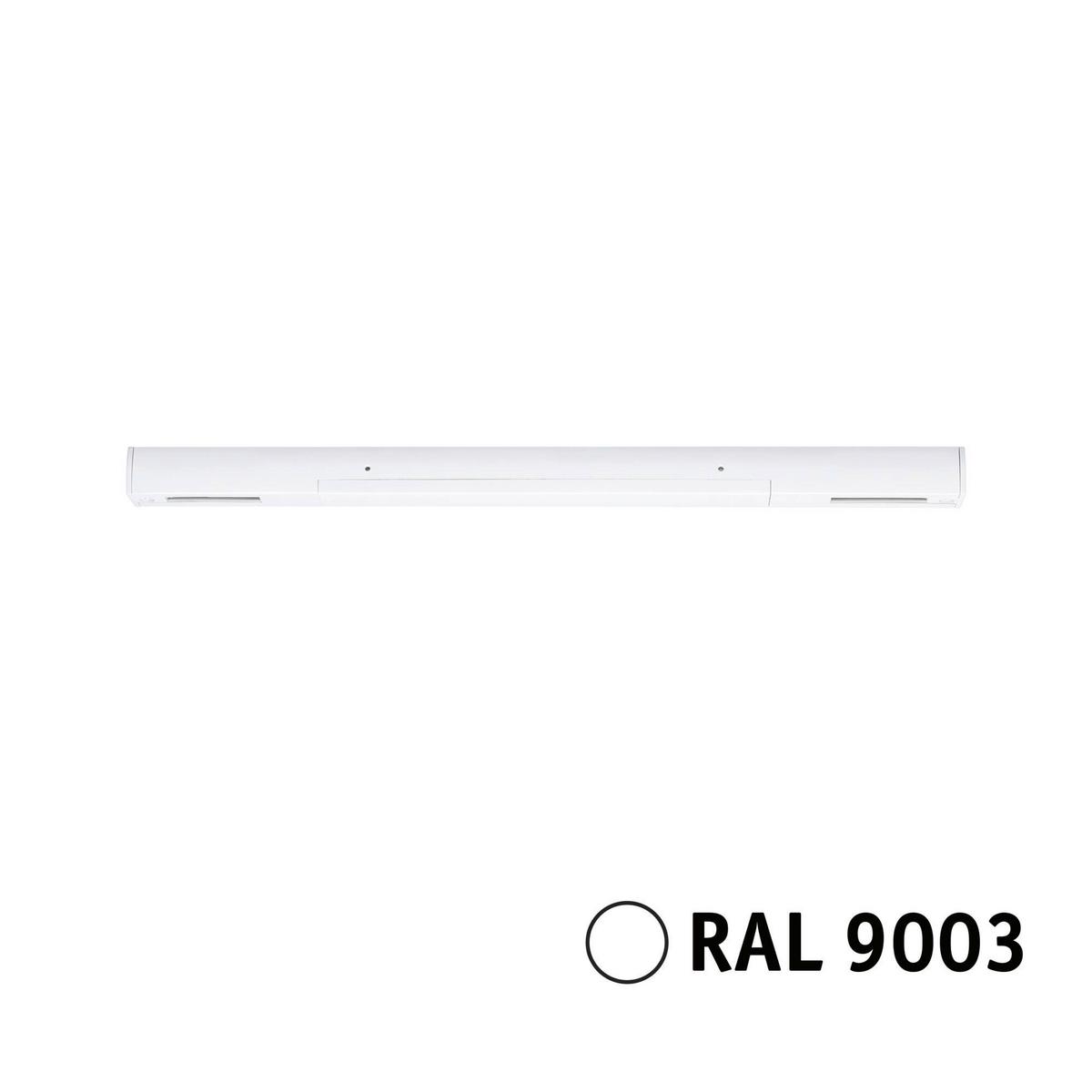 Schienensystem-Einspeiser 95643 Urail Mitteleinsp. Sw - Weiß, Basics, Metall (1,8/1,8/30,4cm) - Paulmann
