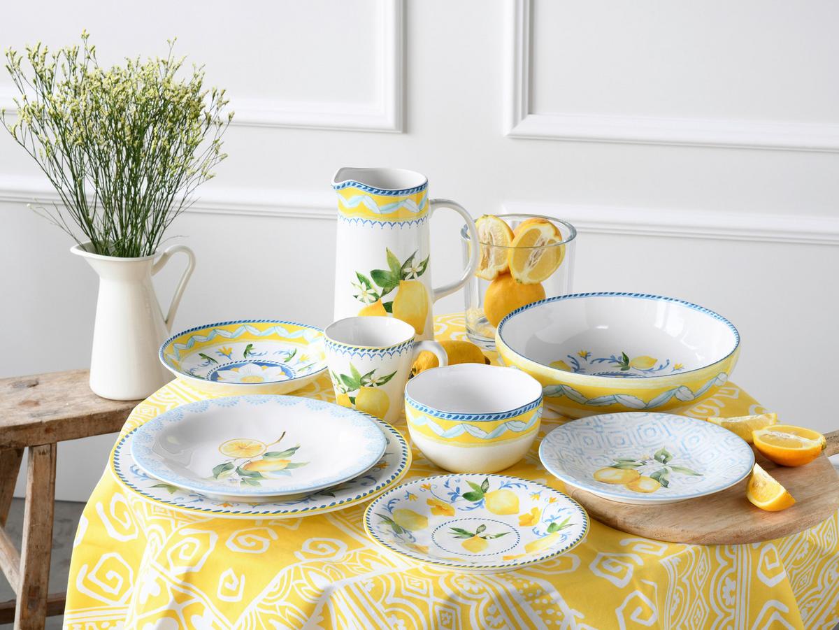 Tafelservice Lemona 12--Teilig., Multicolor - Multicolor, Basics, Keramik - Creatable