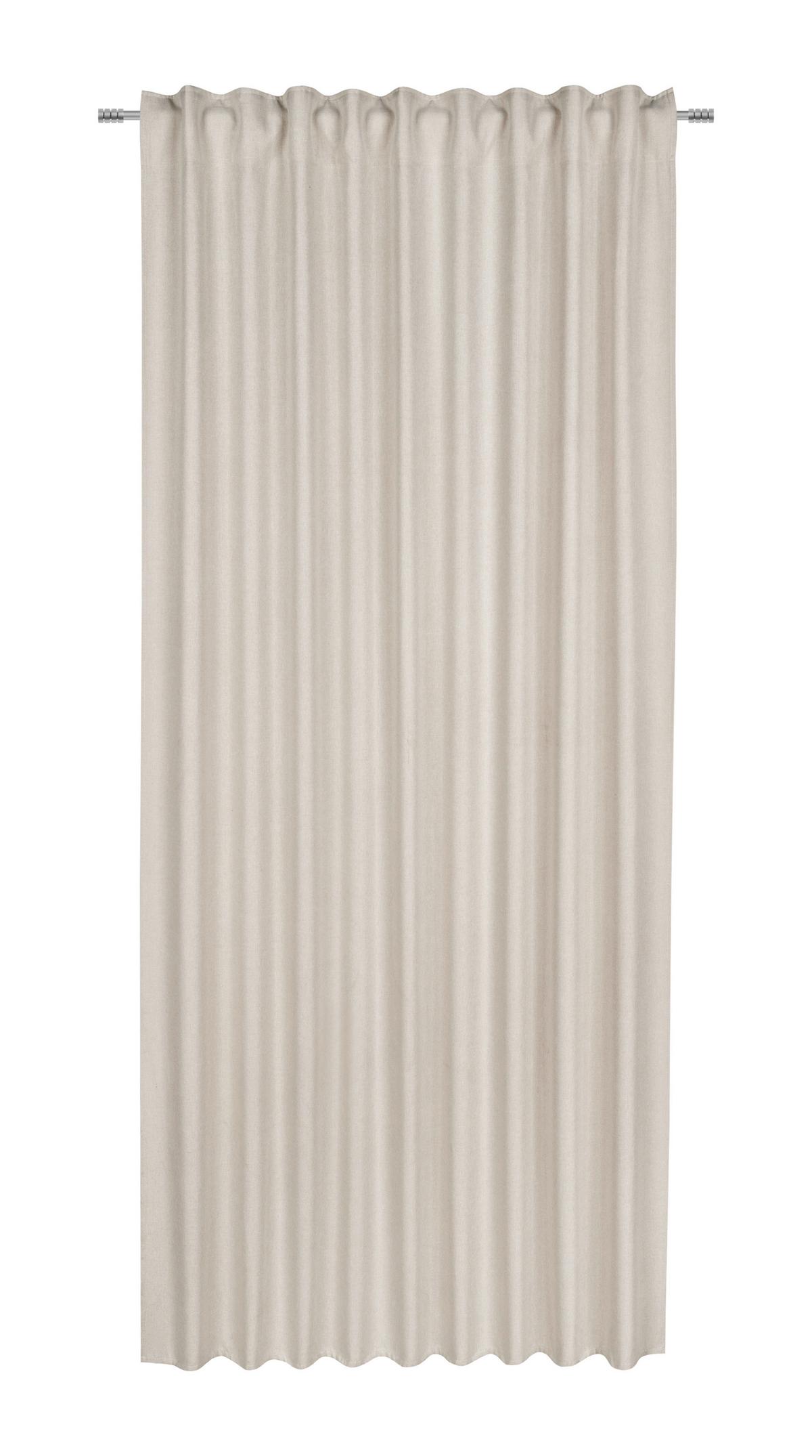 HOTOVÝ ZÁVĚS ULRICH 145CM - pískové barvy, Moderní, textil (135/145cm) - Modern Living