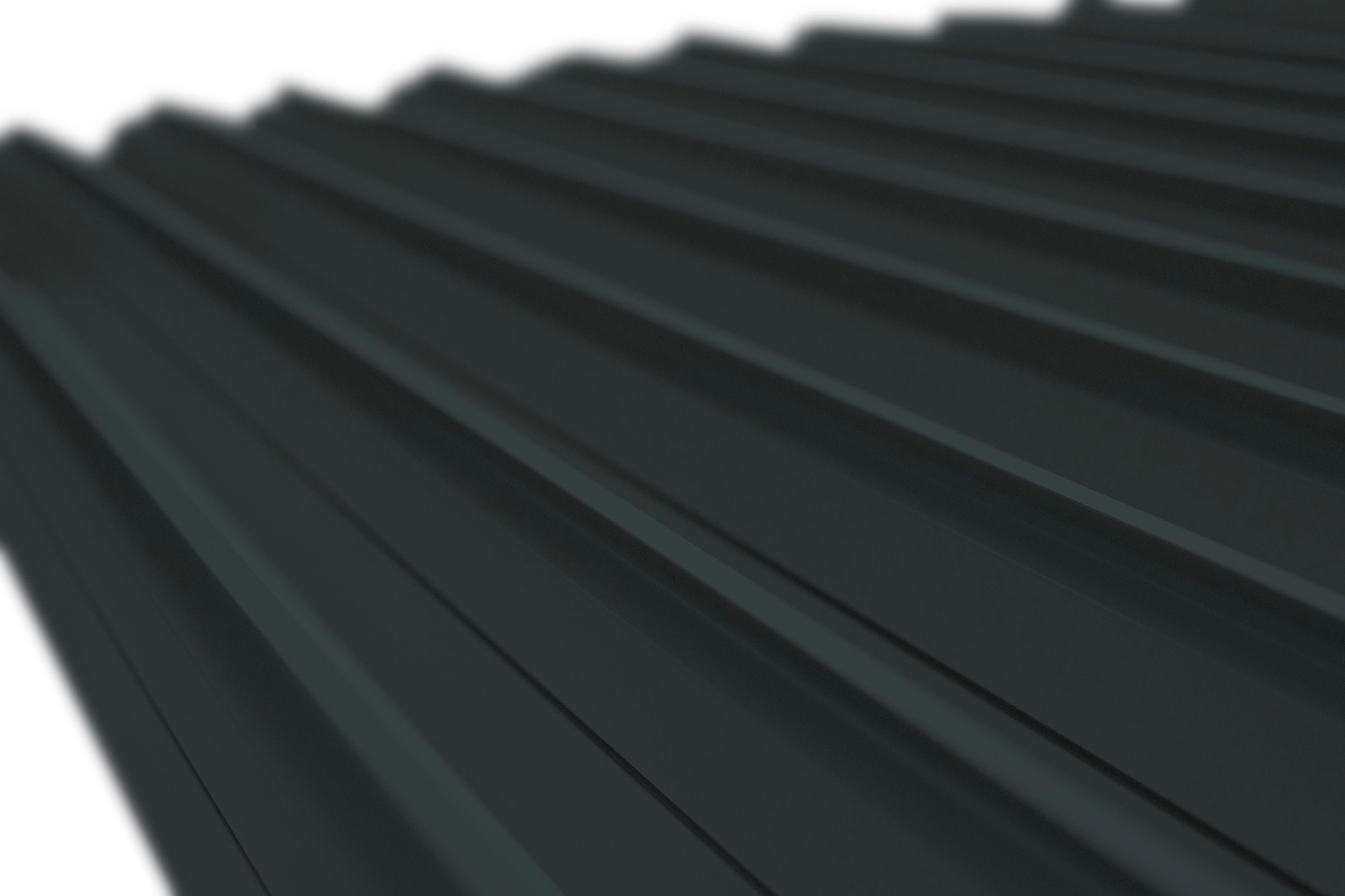 Pavillon Deluxe 360x400cm Sturmfest, Gartenpavillon - Anthrazit, Basics, Metall (360/255/400cm) - WEIDE