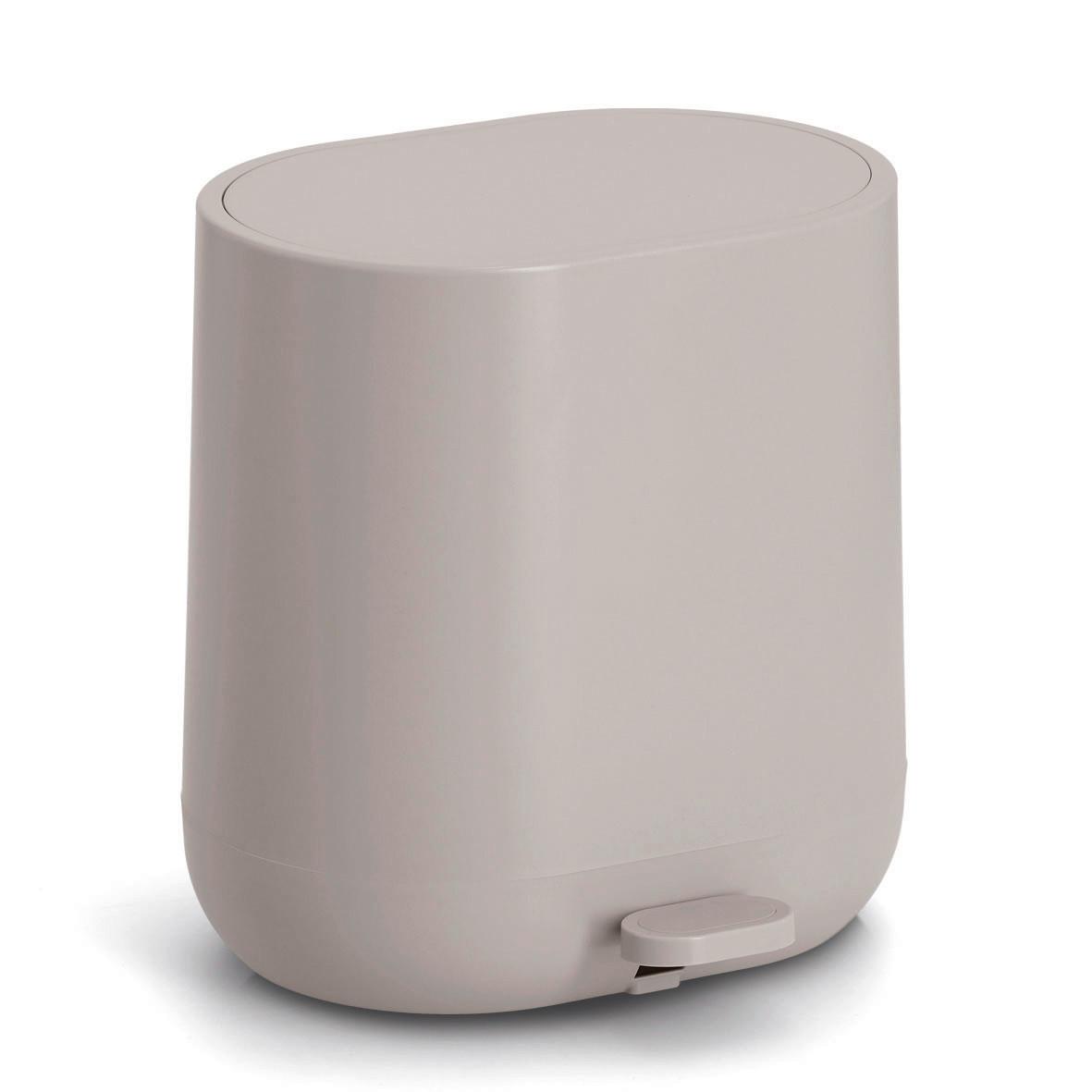 Treteimer aus Kunststoff ca. 6L , Greige - Greige, Basics, Kunststoff (26/22,5/26,5cm) - Zeller Present
