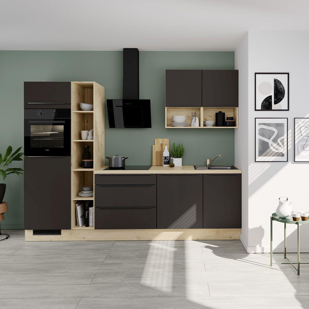 Frontfarbe Ip1200 Vulkanbraun - Dunkelbraun, MODERN, Holzwerkstoff - Impuls