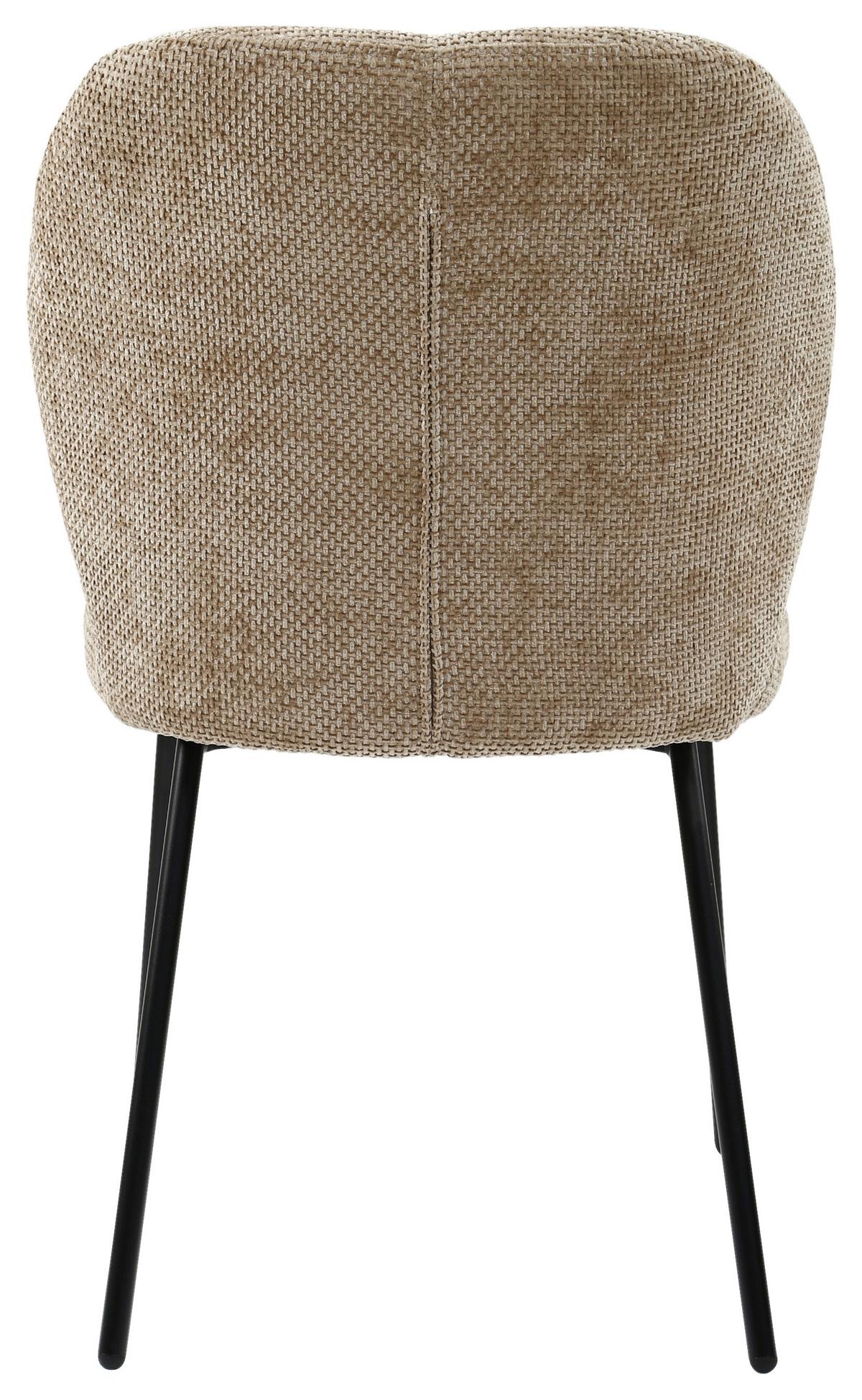 Židle MARA kapučíno - černá/cappuccino, Lifestyle, kov/dřevo (52/87/64cm) - Mömax