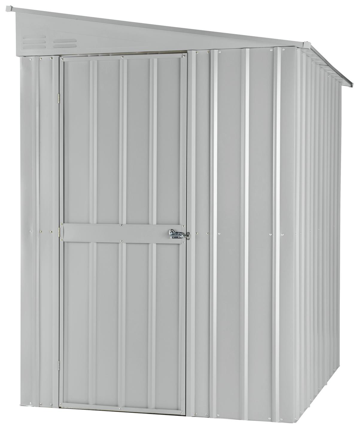 Gerätehaus Ohne Boden 155x203x180 Cm - Silberfarben, Basics, Metall (155/203/180cm)