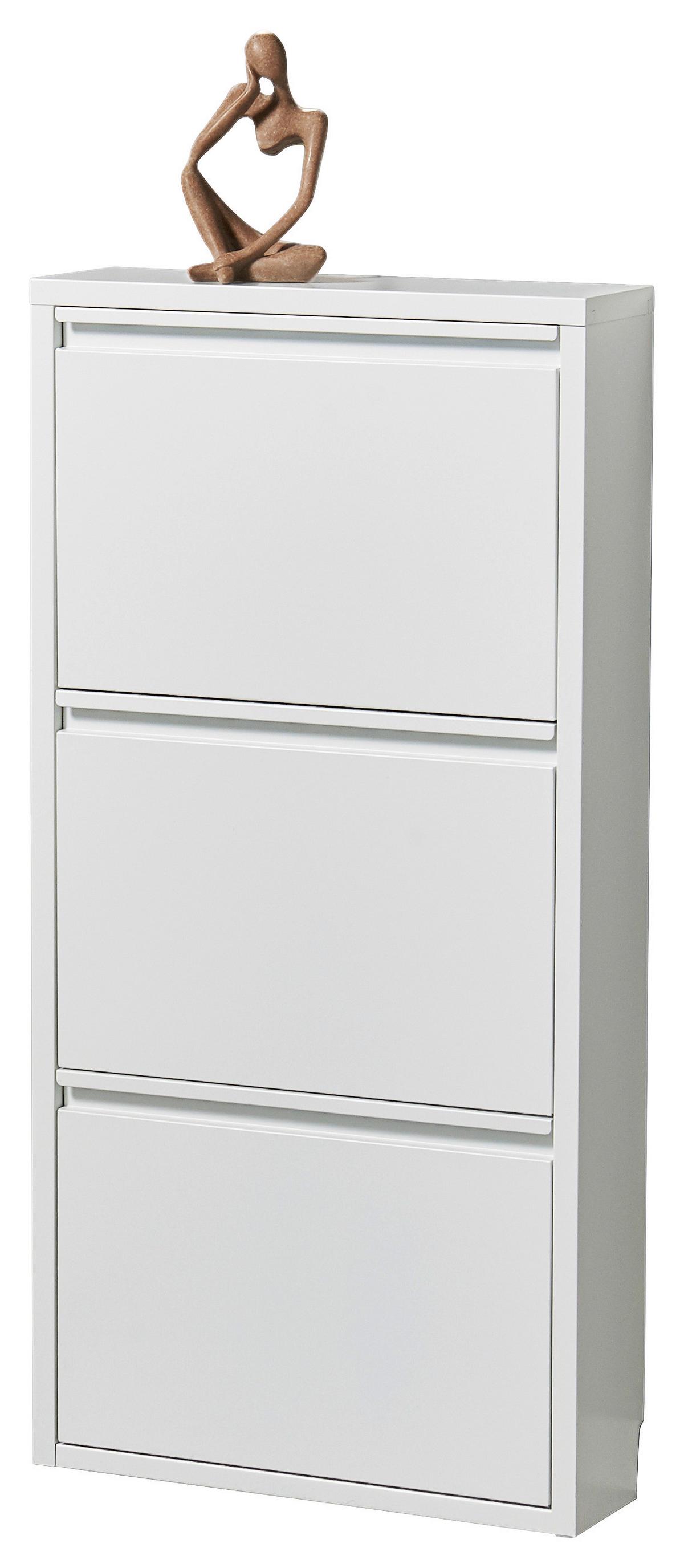 VYKLÁPĚCÍ BOTNÍK BERT - bílá, Konvenční, kov (51/104/16cm) - Mömax