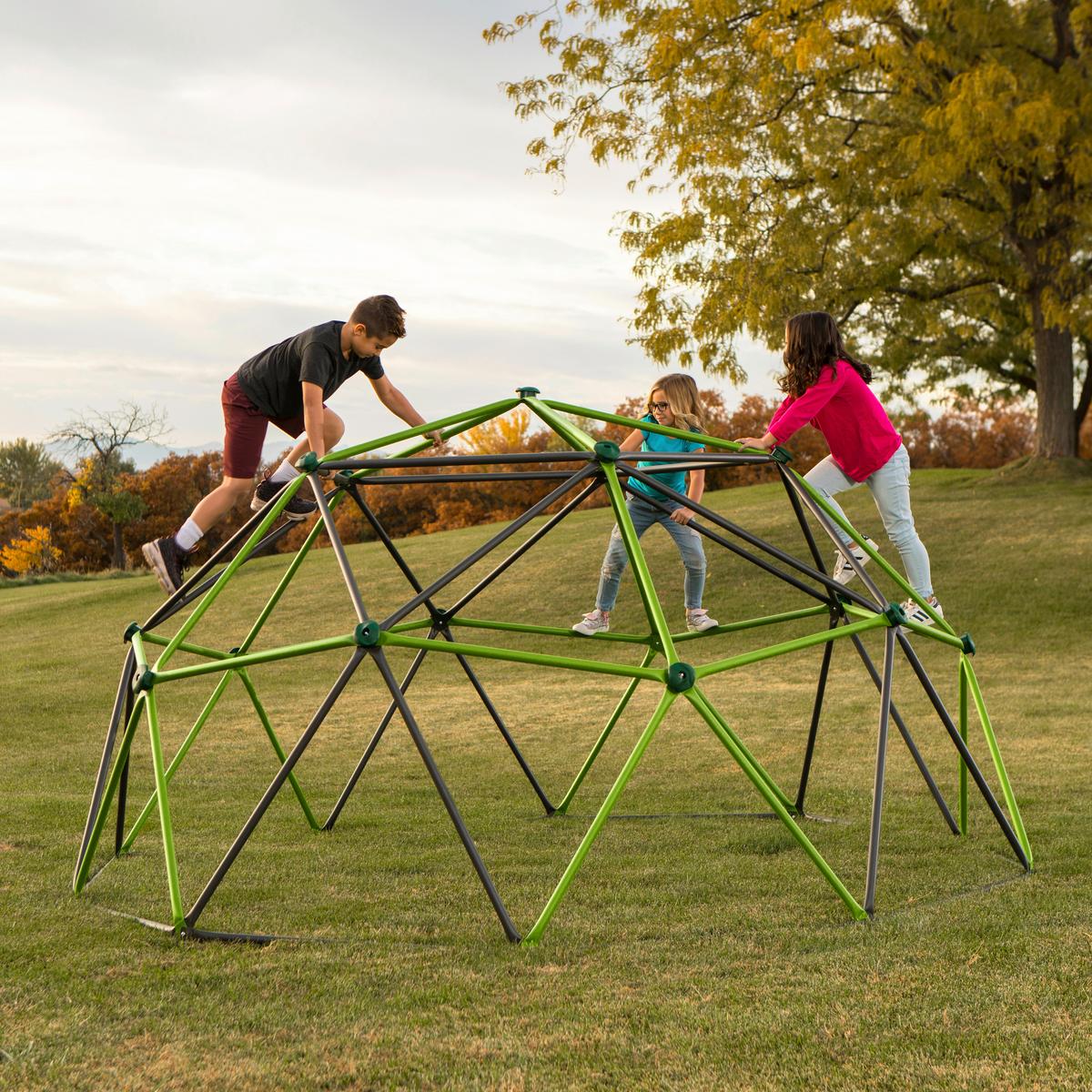 Klettergerüst Klettergerüst_geodome - Hellgrün, KONVENTIONELL, Metall (335/168cm)