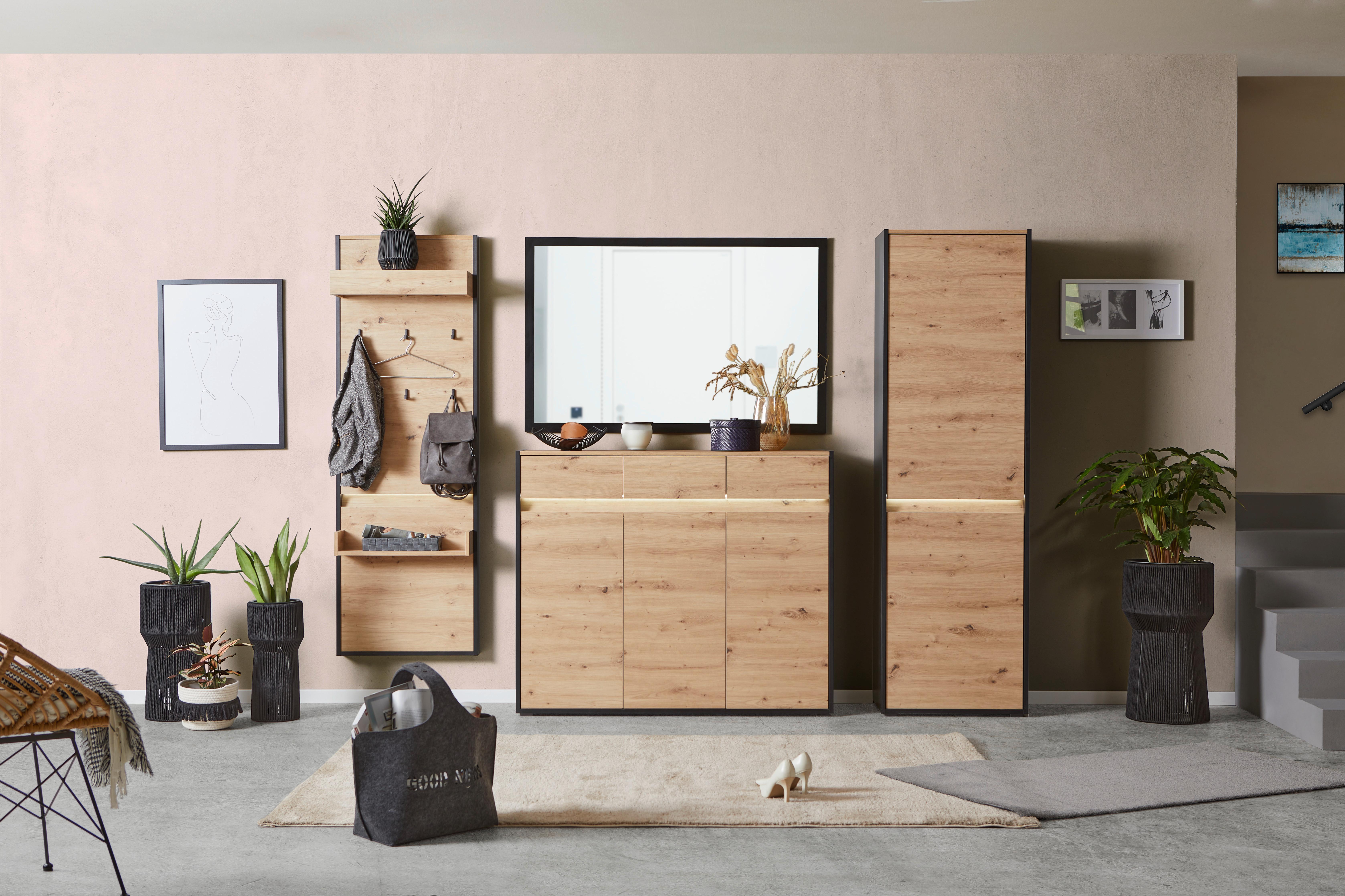 Garderobenschrank Welcome Artisan Eiche Dekor