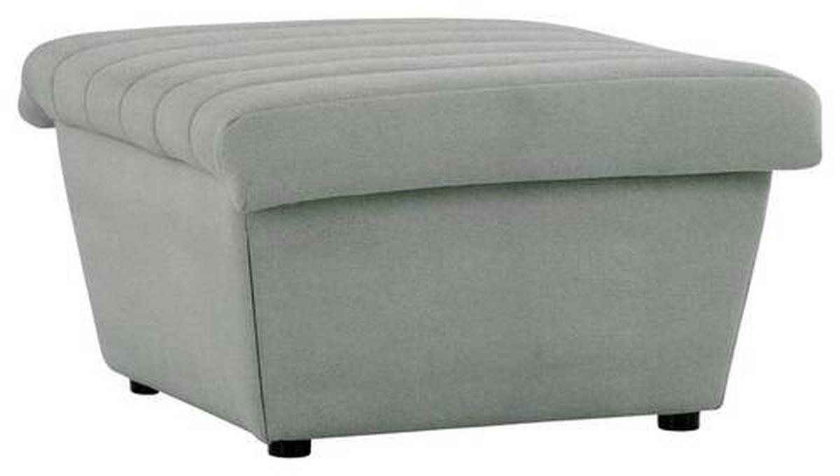 Hocker Looks Viii - Schwarz/Mintgrün, Design, Textil (74/43/85cm) - LOOKS by W.Joop