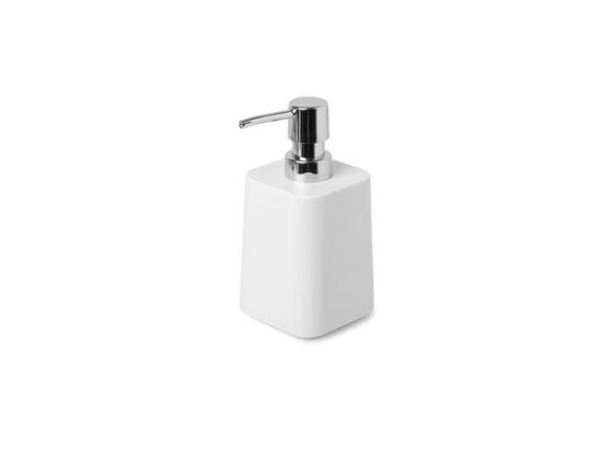 Dávkovač Mýdla Lilo - bílá, Moderní, umělá hmota (8,38/8,38/16,38cm) - Mömax modern living Dávkovač Mýdla Lilo - bílá, Moderní, umělá hmota (8,38/8,38/16,38cm) - Mömax modern living