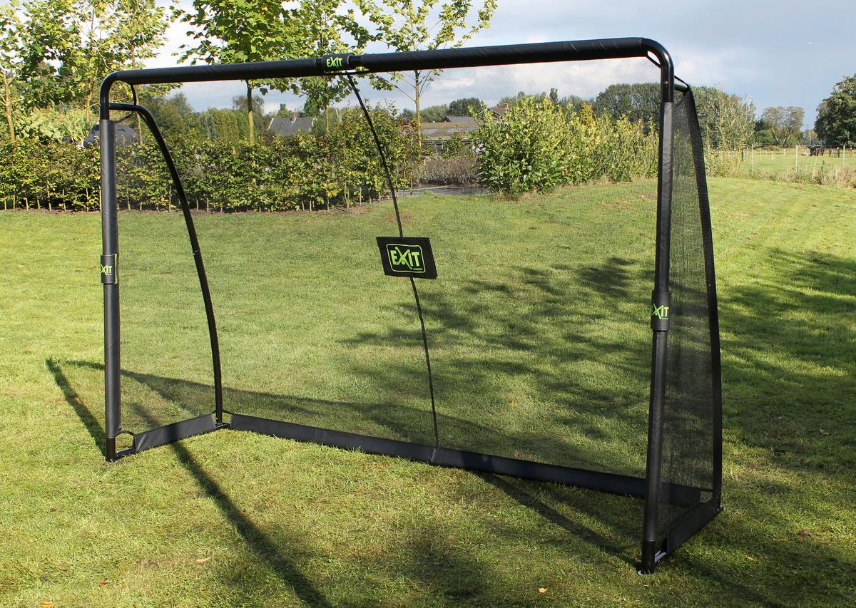 Fußballtor Kinder Exit Finta 300x200x200 Cm Inkl. Zubehör - Schwarz, KONVENTIONELL, Kunststoff/Metall (300/200/200cm) - EXIT Toys