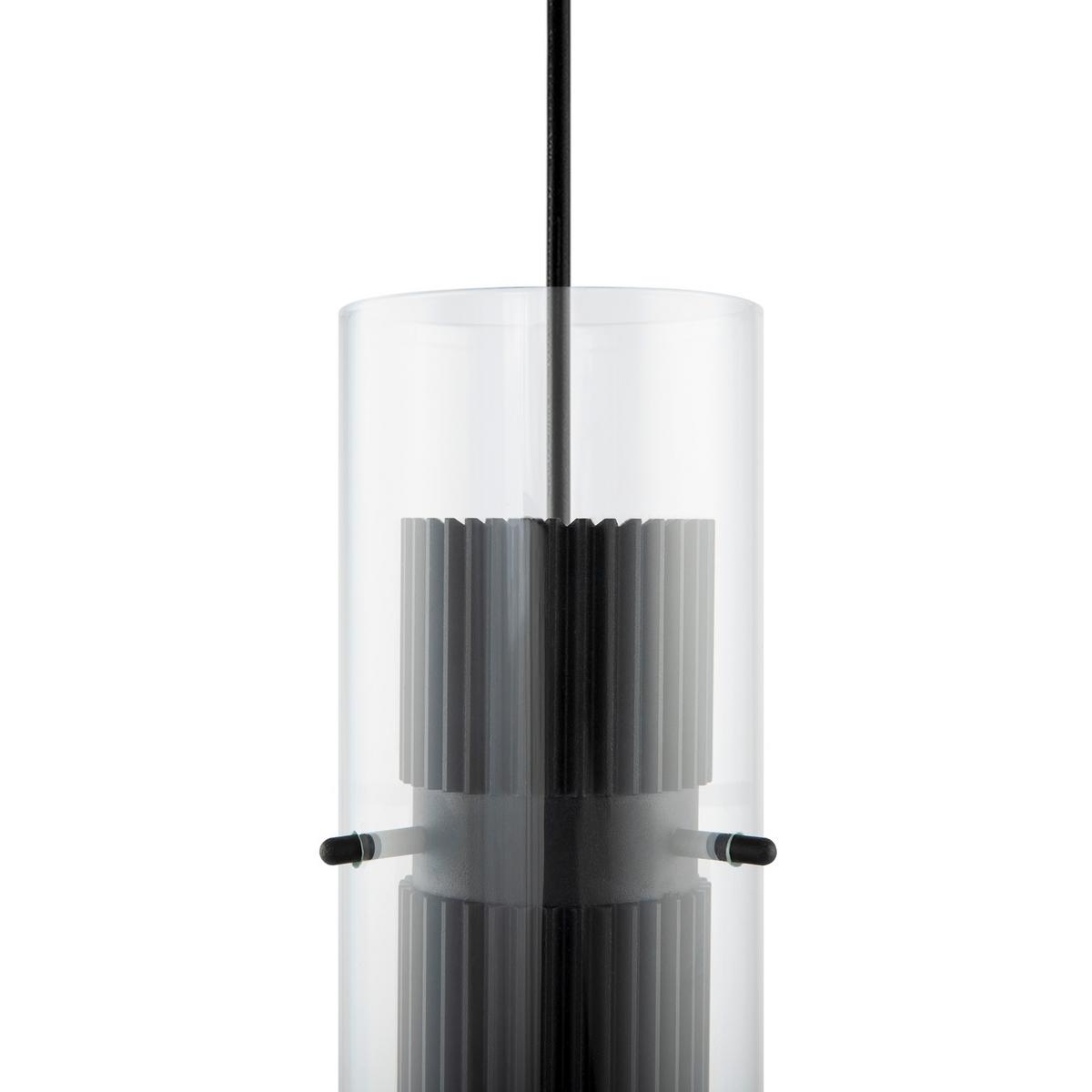 Pendelleuchte Dynamics - Transparent/Schwarz, Trend, Glas/Metall (8/32cm) - MAYTONI