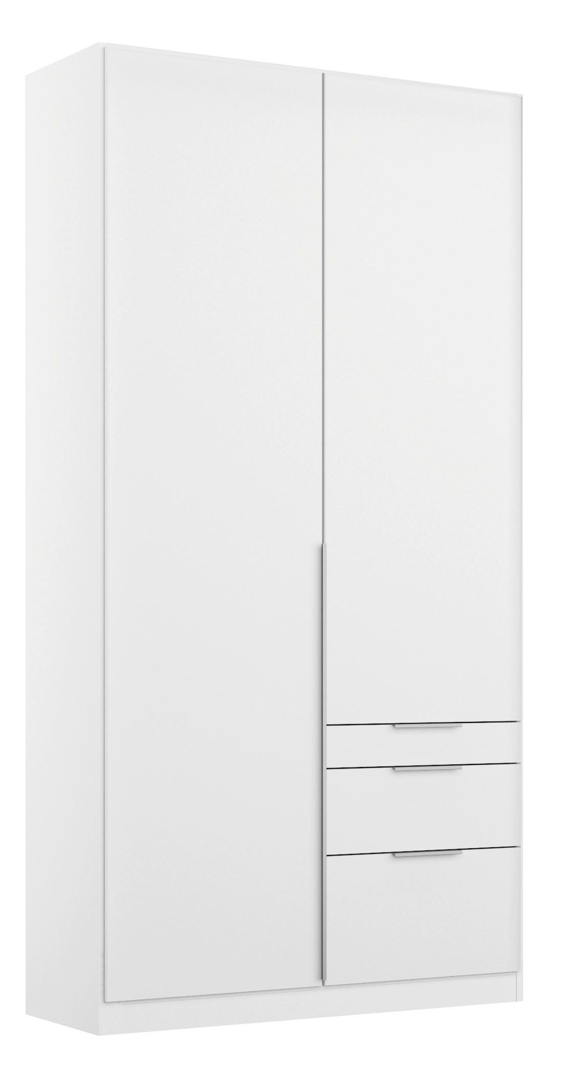 Drehtürenschrank 91cm Alabama, Weiß - Weiß, MODERN, Holzwerkstoff (91/229/54cm) - Rauch Möbel