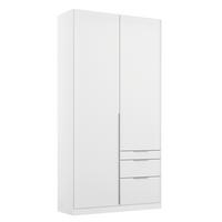 Drehtürenschrank 91cm Alabama, Weiß - Weiß, MODERN, Holzwerkstoff (91/229/54cm) - Rauch Möbel