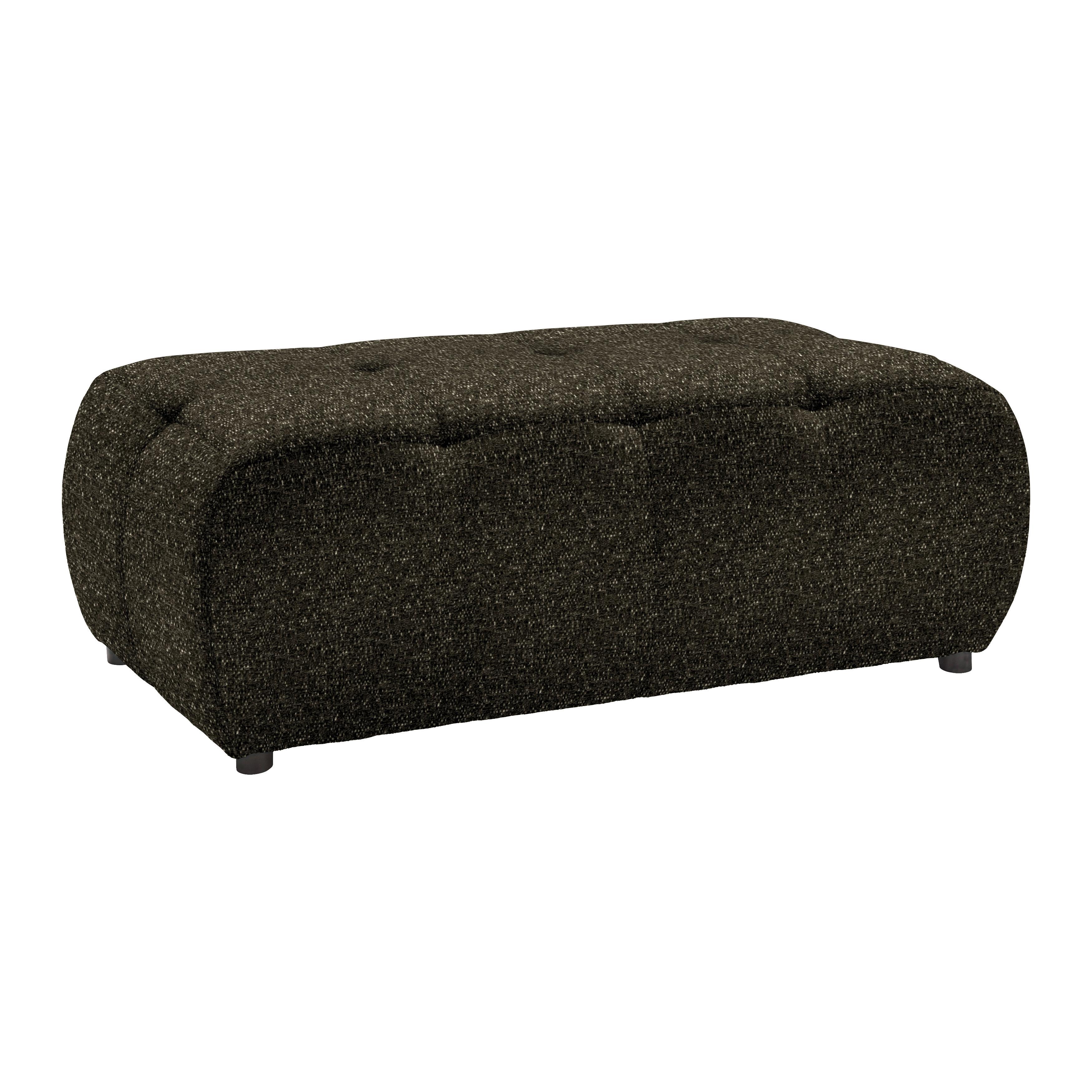 Taburet SOFI, tmavě zelená - černá/tmavě zelená, Moderní, textil (128/48/70cm) - Premium Living