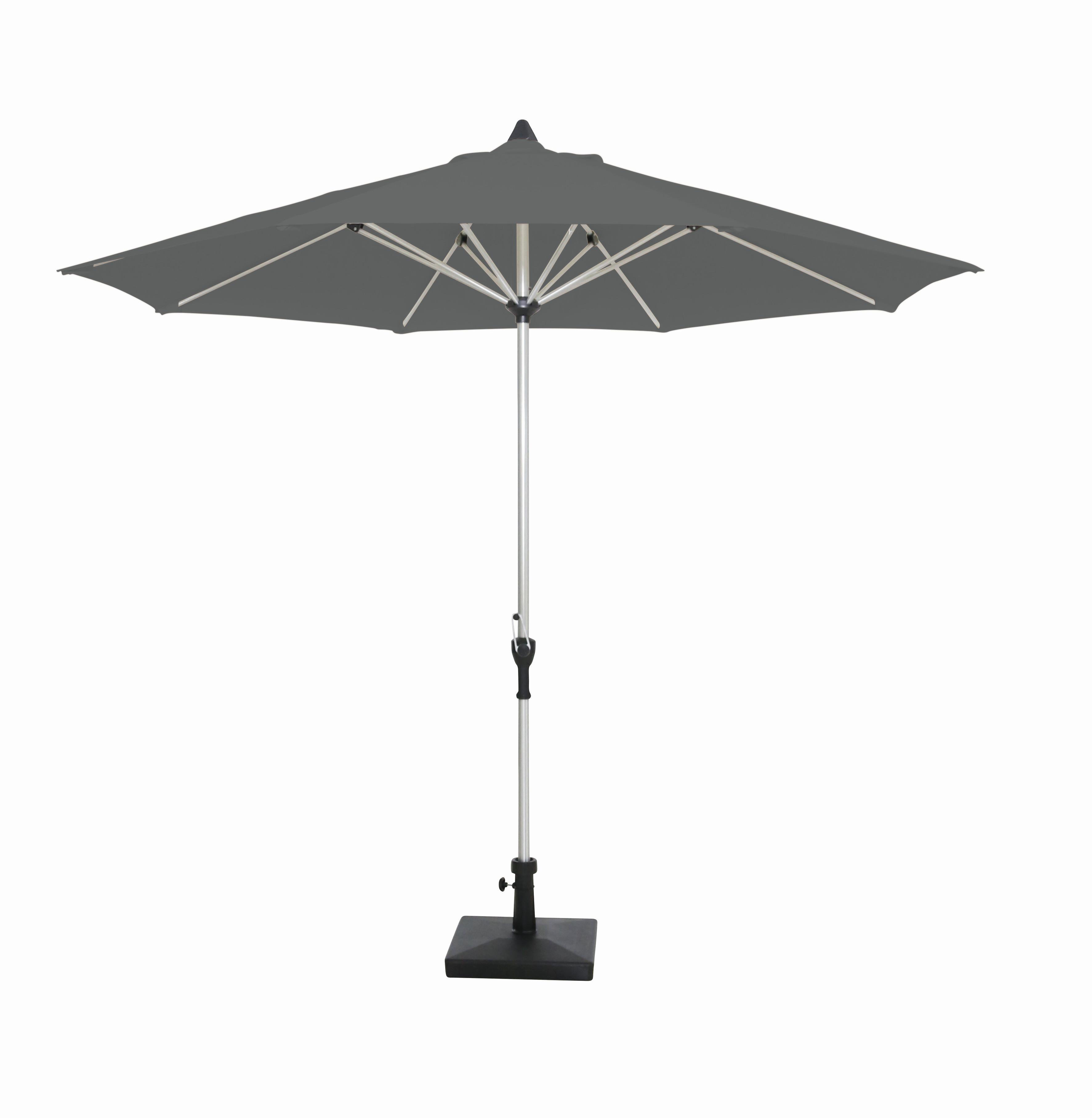 Sonnenschirm Acapole DM: 270 cm Anthrazit/Platinfarben
