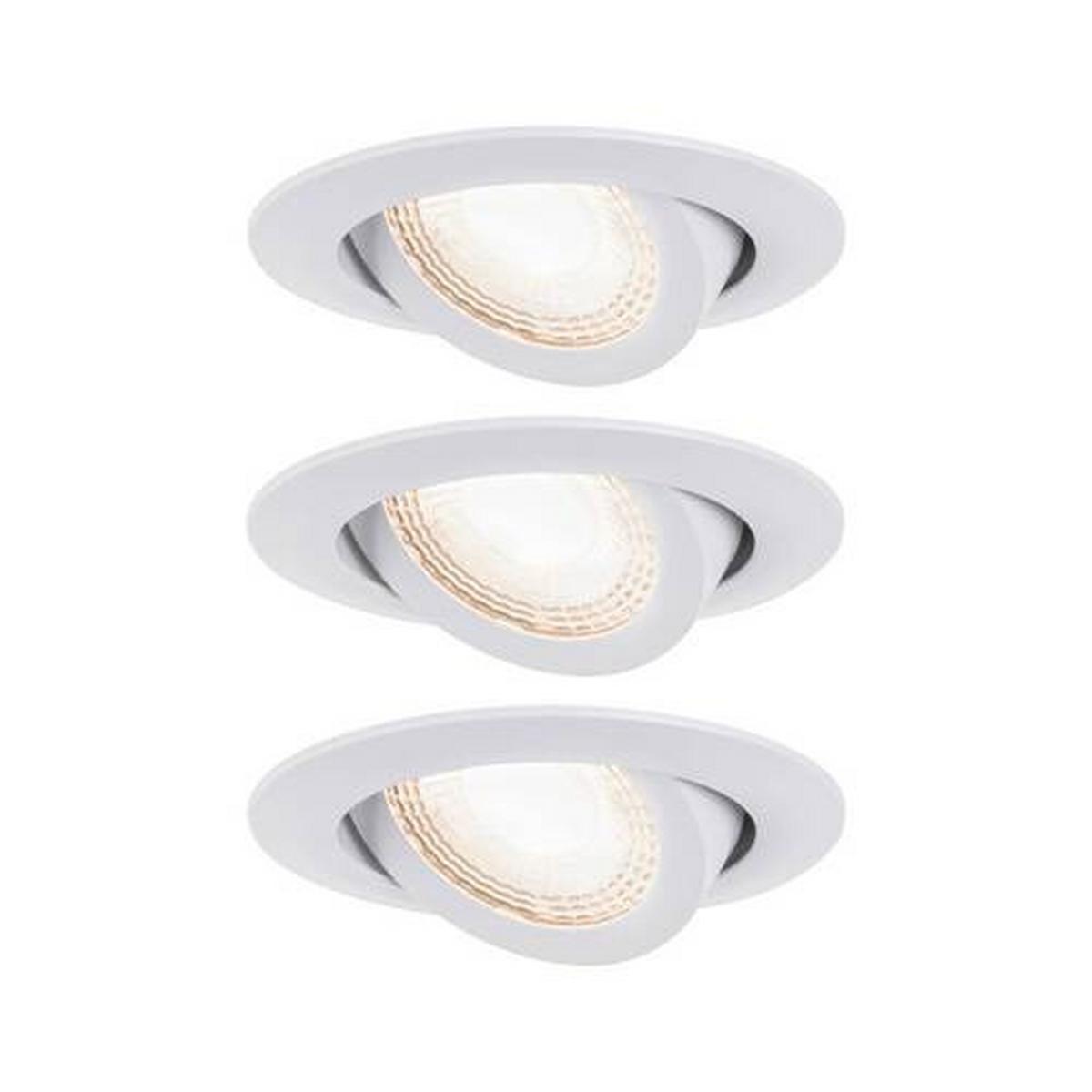 Deckenleuchte Ø 8,2 cm 1-Flammig Rund - Weiß, Basics, Kunststoff (8,2cm) - Paulmann