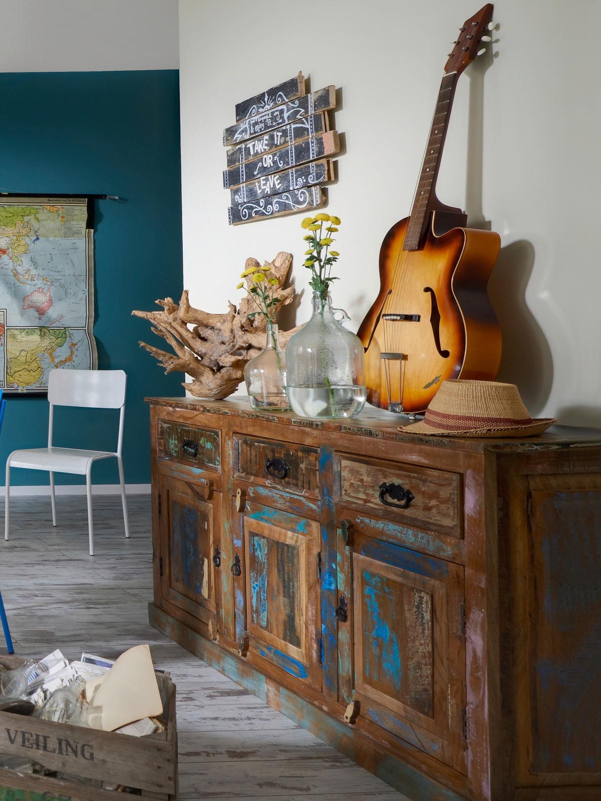 SIDEBOARD Multicolor B: 140cm - Multicolor, Design, Holz (140/80/40cm) - MID.YOU