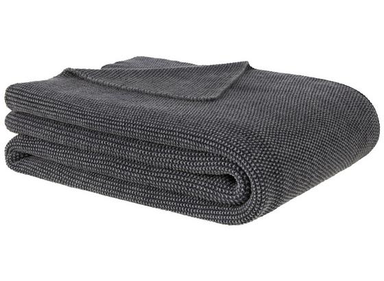 Přehoz Na Postel Aksel - antracitová, Moderní, textil (125/150cm) - Premium Living Přehoz Na Postel Aksel - antracitová, Moderní, textil (125/150cm) - Premium Living