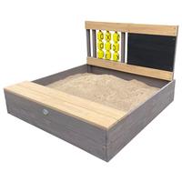 Sandkasten A031.019.20 - Braun/Grau, KONVENTIONELL, Holz (100/65,5/100cm) - Ambia Garden