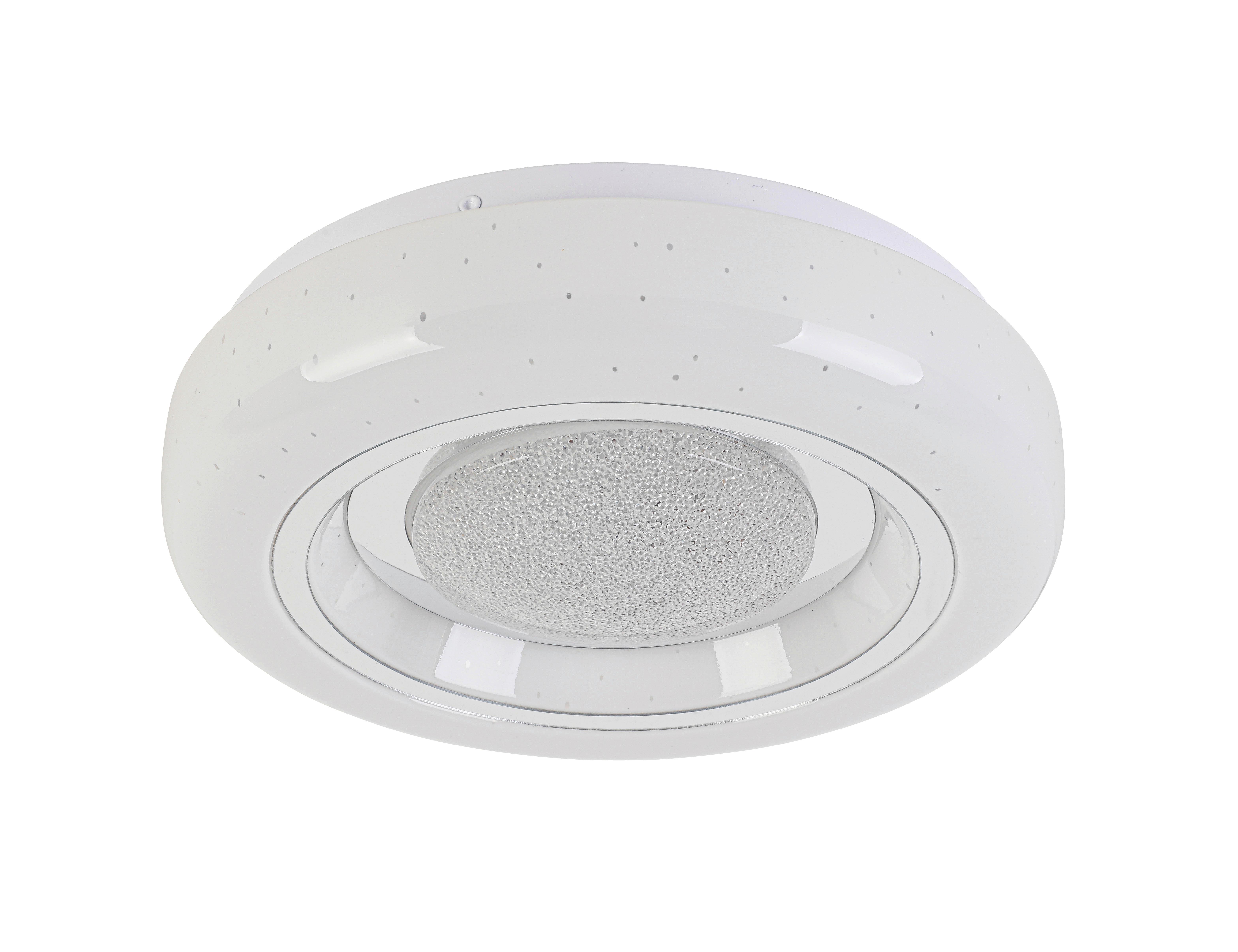 STROPNÉ LED SVIETIDLO ALI - biela/chrómová, Modern, kov/plast (26/5,5cm) - Mömax
