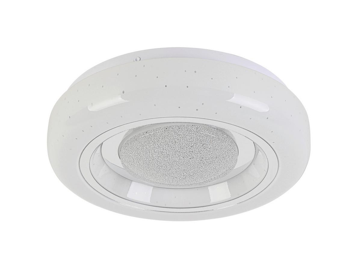 STROPNÍ LED SVÍTIDLO ALI - bílá/barvy chromu, Moderní, kov/plast (26/5,5cm) - Mömax