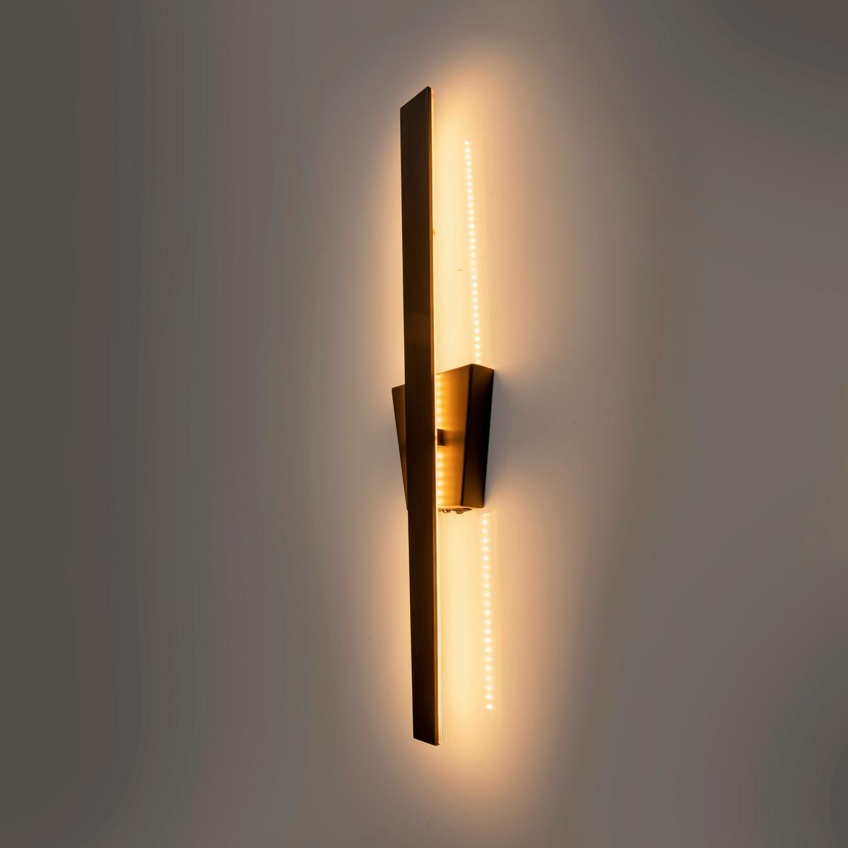 Wandleuchte Trevor - Schwarz, Basics, Metall (10/4,5/62cm) - Näve