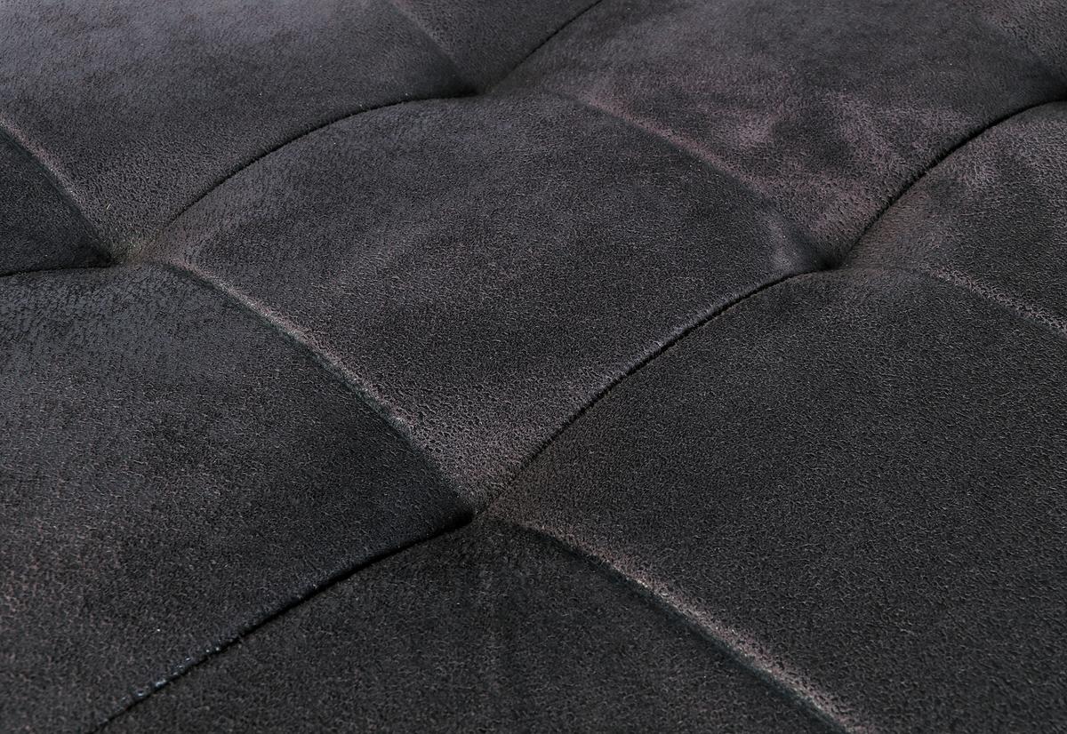 Sitzbank Brekke - Schwarz, MODERN, Textil/Metall (140/49/48cm) - MID.YOU
