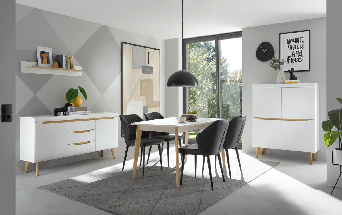 Esstisch Svante Torge Grün/eichefarben L: 180 Cm - Eichefarben/Grün, Design, Holzwerkstoff (180/80/75cm) - MID.YOU