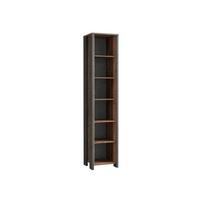Regal Cliff B 46 cm Braun/Dunkelgrau - Dunkelgrau/Braun, KONVENTIONELL, Holzwerkstoff/Kunststoff (46/221/42cm) - MID.YOU