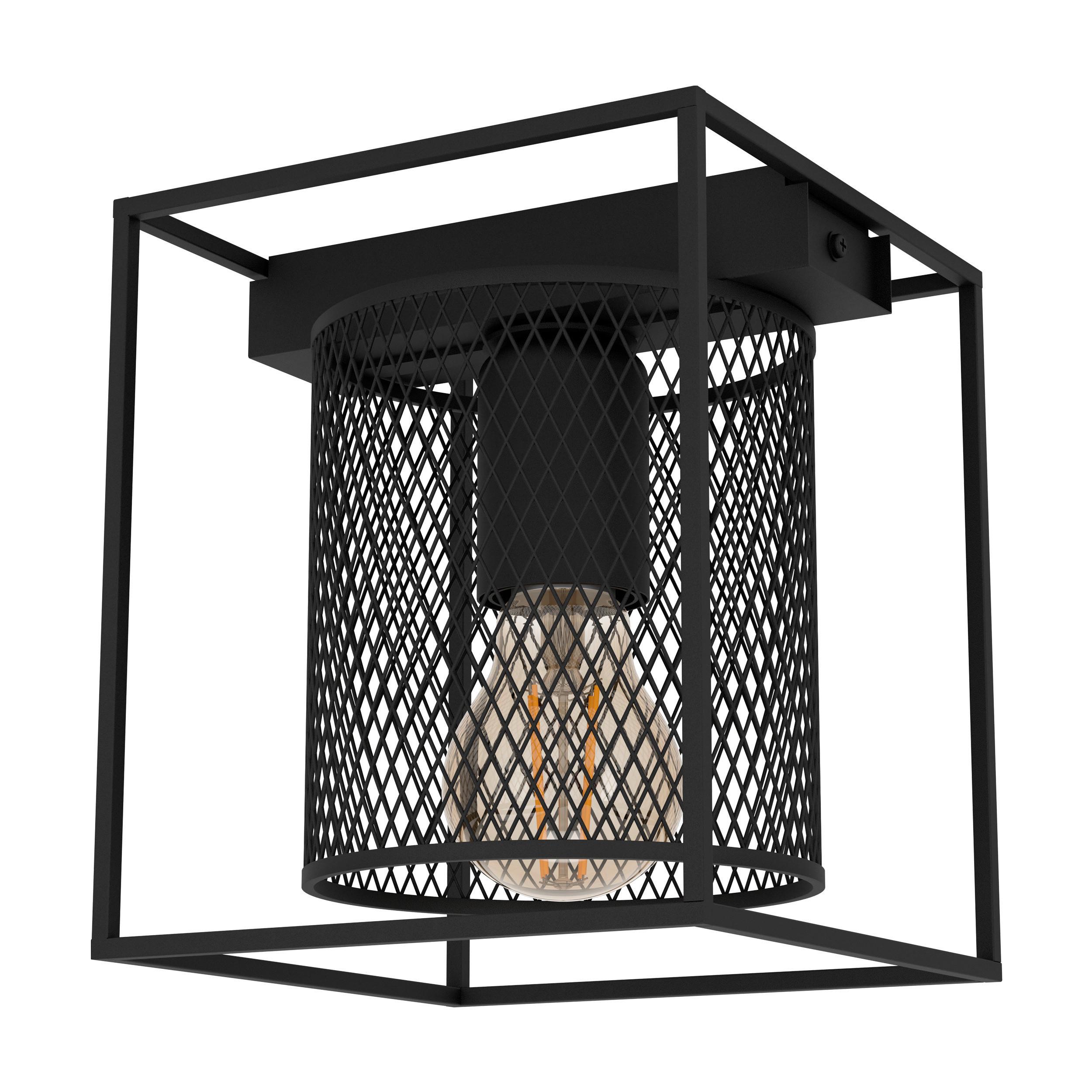 Deckenleuchte 43771_ 'catterick' - Schwarz, Design, Metall (16,5/16,5/19cm) - Eglo