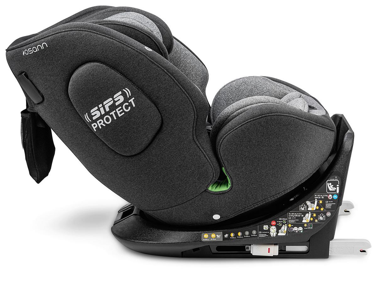 Reboarder-kindersitz One360 S - Dunkelgrau/Hellgrau, Basics, Kunststoff/Textil (43/58/48cm) - Osann