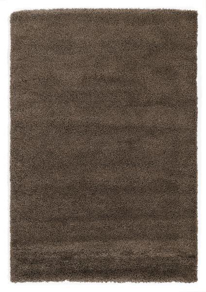 Hochflorteppich Fantasy Shaggy Hellbraun 200x200 Cm