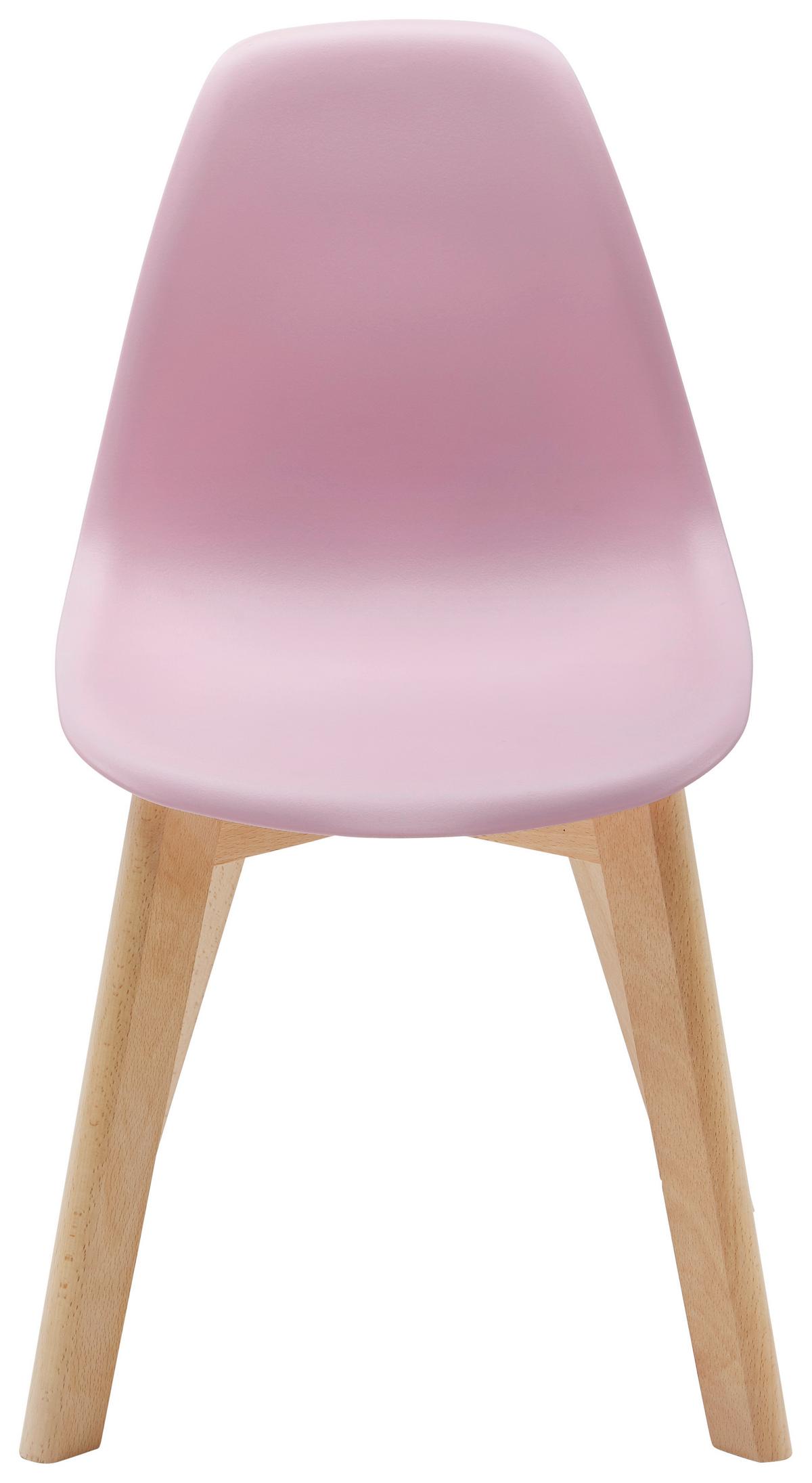 Dětská židle Tibby - růžová, Moderní, dřevo/plast (30/58/34cm) - P & B