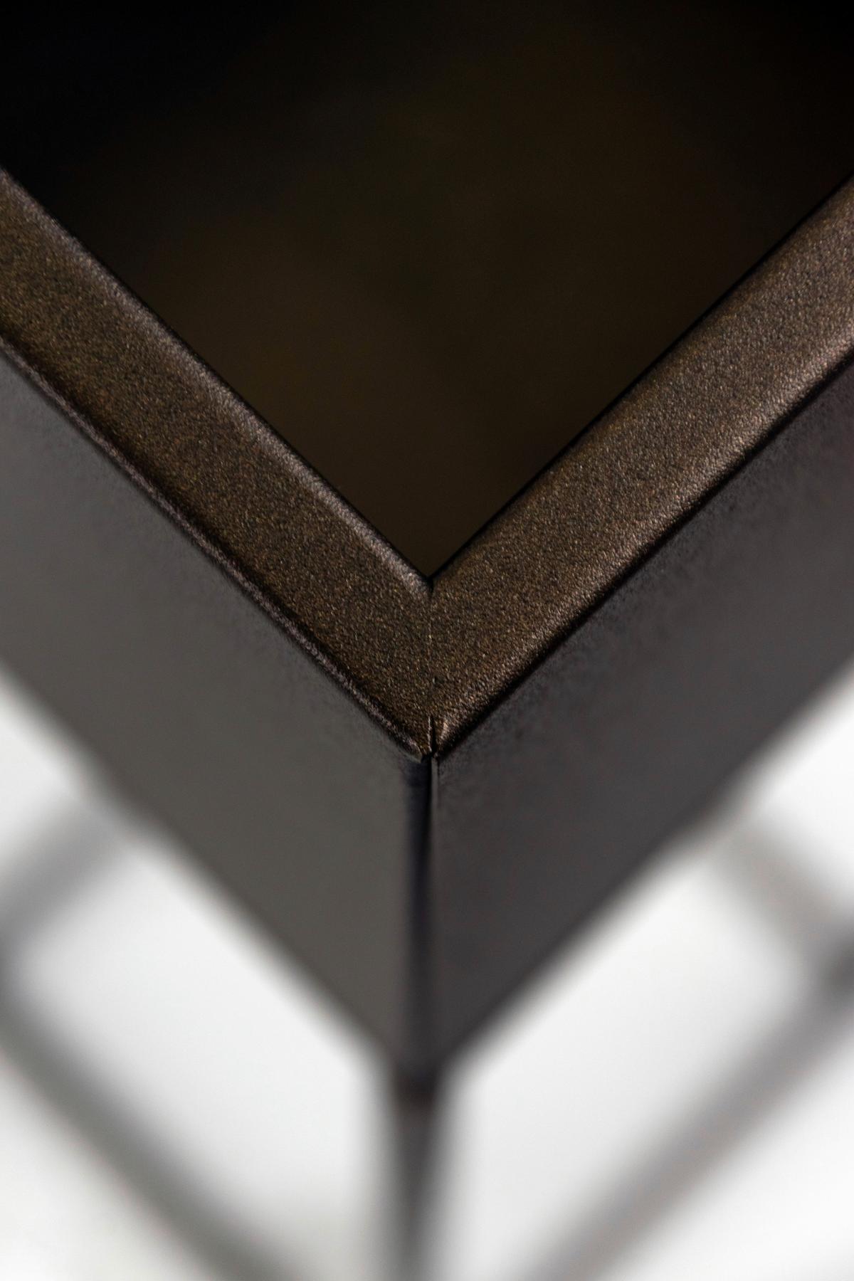 Blumenständer Metall Braun Bxhxt: 19x67x19 Cm - Braun, Basics, Metall (19/67/19cm)