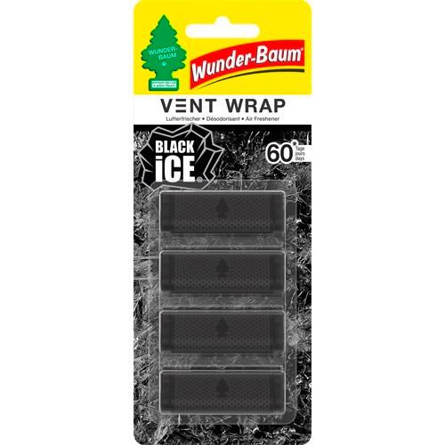 Autóillatosító Wunderbaum Vent Wrap Black Ice - műanyag (0.022kg)