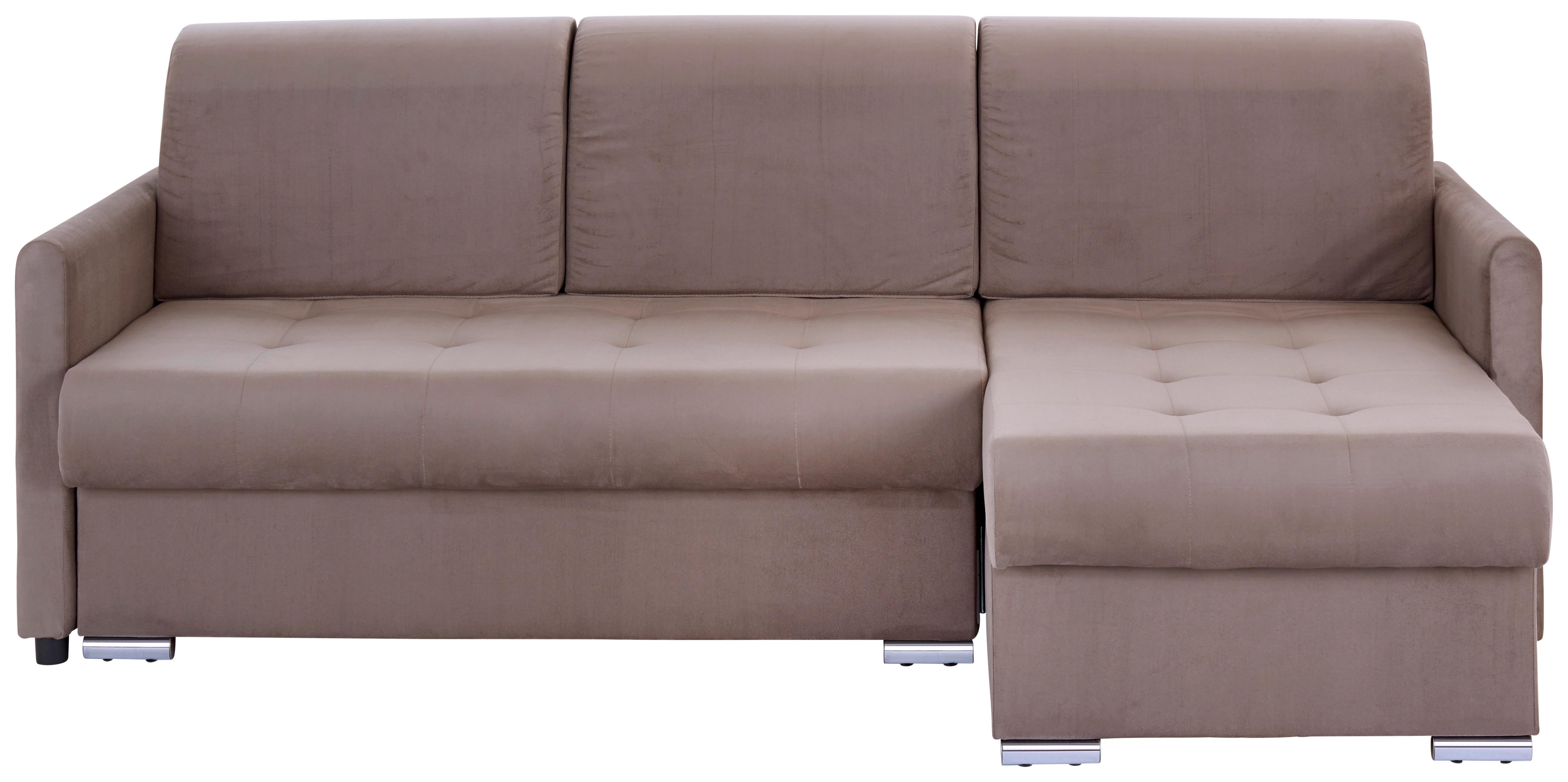 Ecksofa mit Schlaffunktion Mercury mit Armlehnen Beige