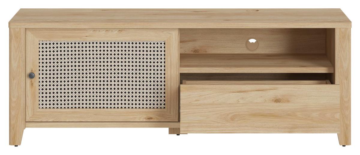 Tv-szekrény Cestino - Modern, faalapú anyag (157,8/57,2/42cm)