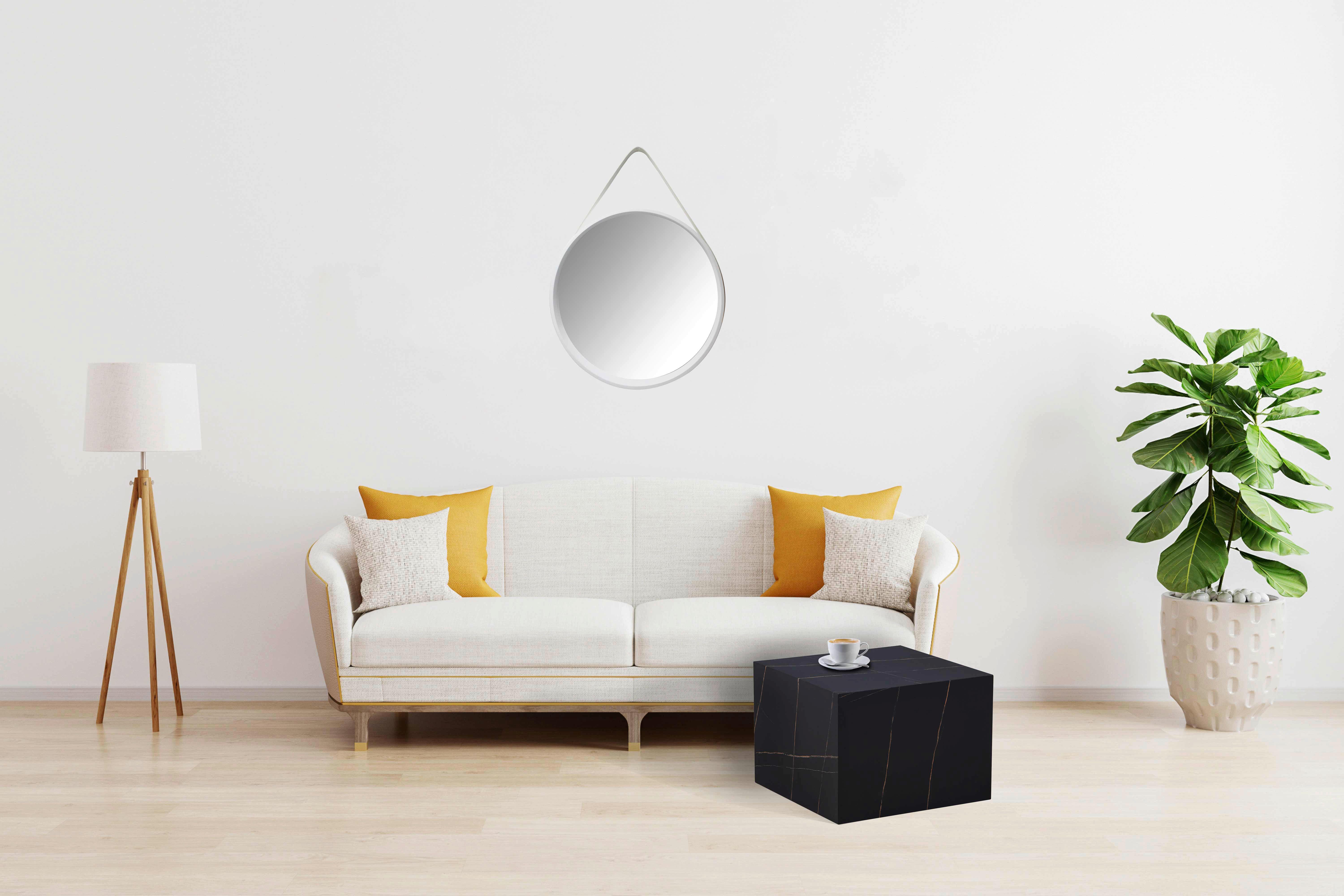 Beistelltisch Cuboid 125 Schwarz - Schwarz, Design, Holzwerkstoff (55/55/40cm) - Kayoom
