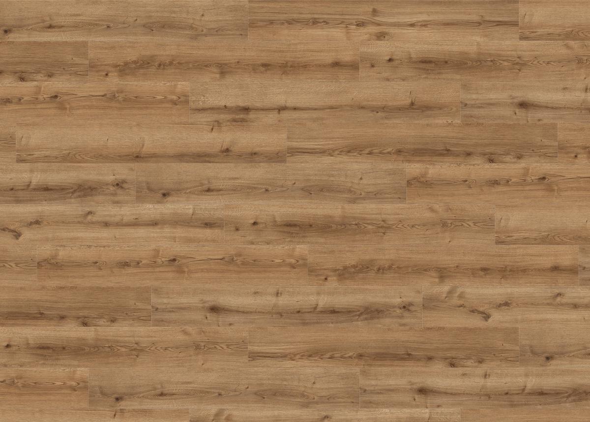 Designboden Eichefarben Landhausdiele Stärke 8mm - Eichefarben, Basics, Holzwerkstoff (19.3/128.2cm) - Living by HARO