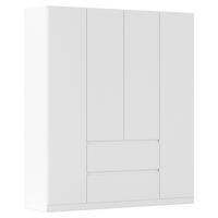 Drehtürenschrank Mainz Weiß B: 181 cm - Weiß, Basics, Holzwerkstoff (181/210/54cm) - Rauch Möbel