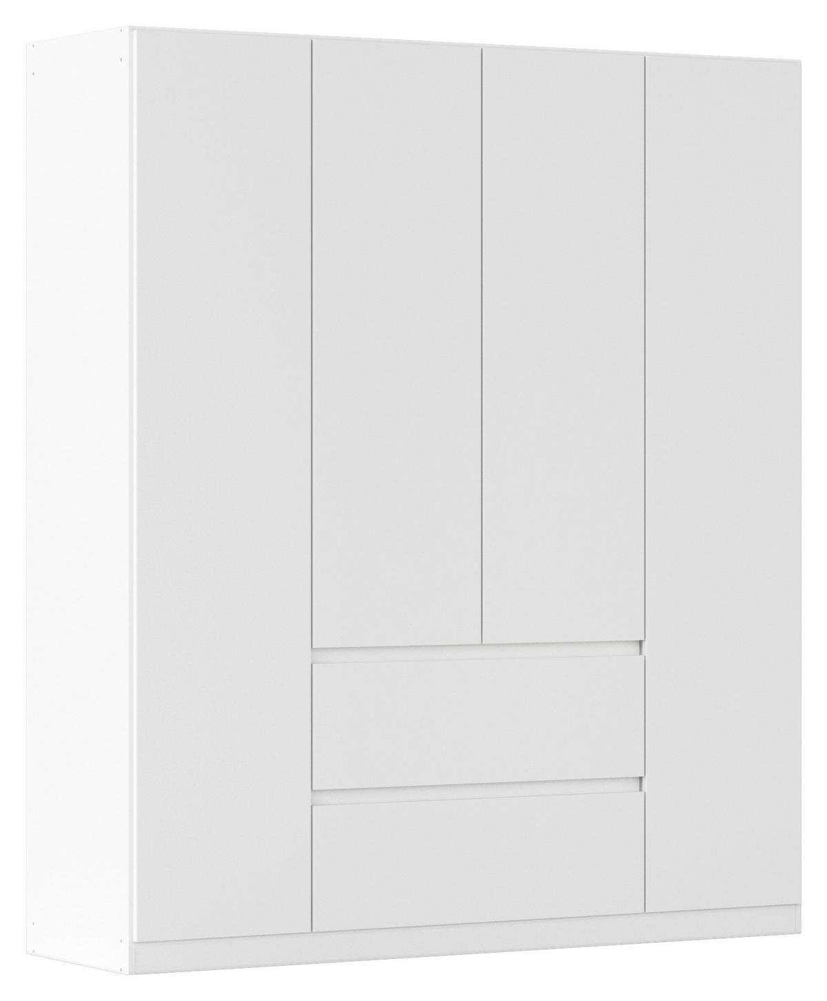 Drehtürenschrank Mainz Weiß B: 181 cm - Weiß, Basics, Holzwerkstoff (181/210/54cm) - Rauch Möbel