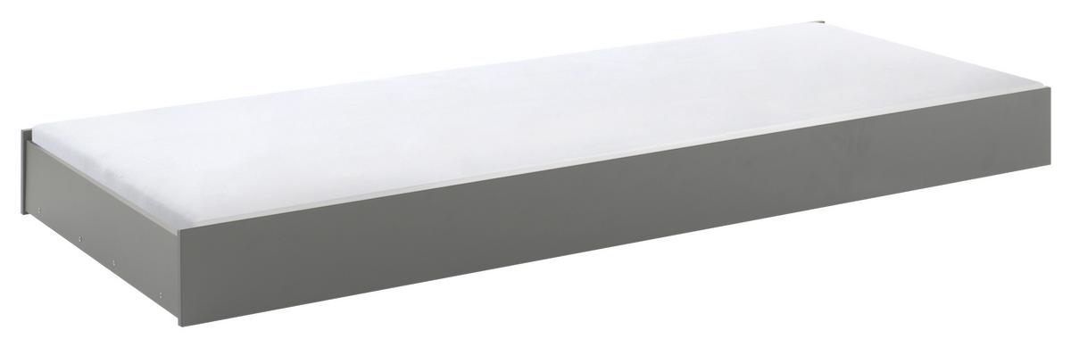 Bettkasten London B: 198 Cm Anthrazit Mit Rollen - Anthrazit, MODERN, Holzwerkstoff (198/17,5/93,7cm) - MID.YOU